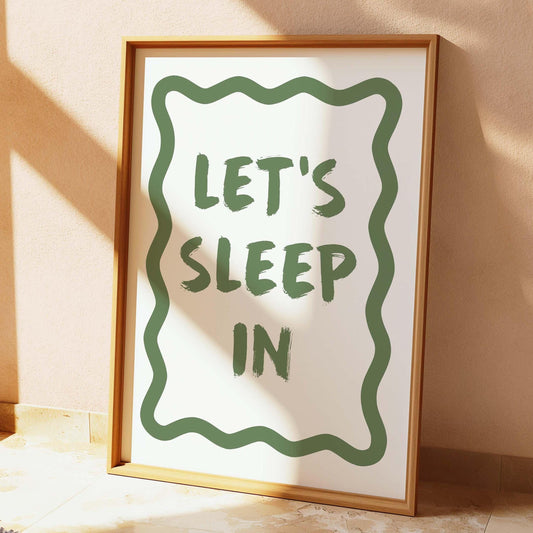 lets sleep in wall pint