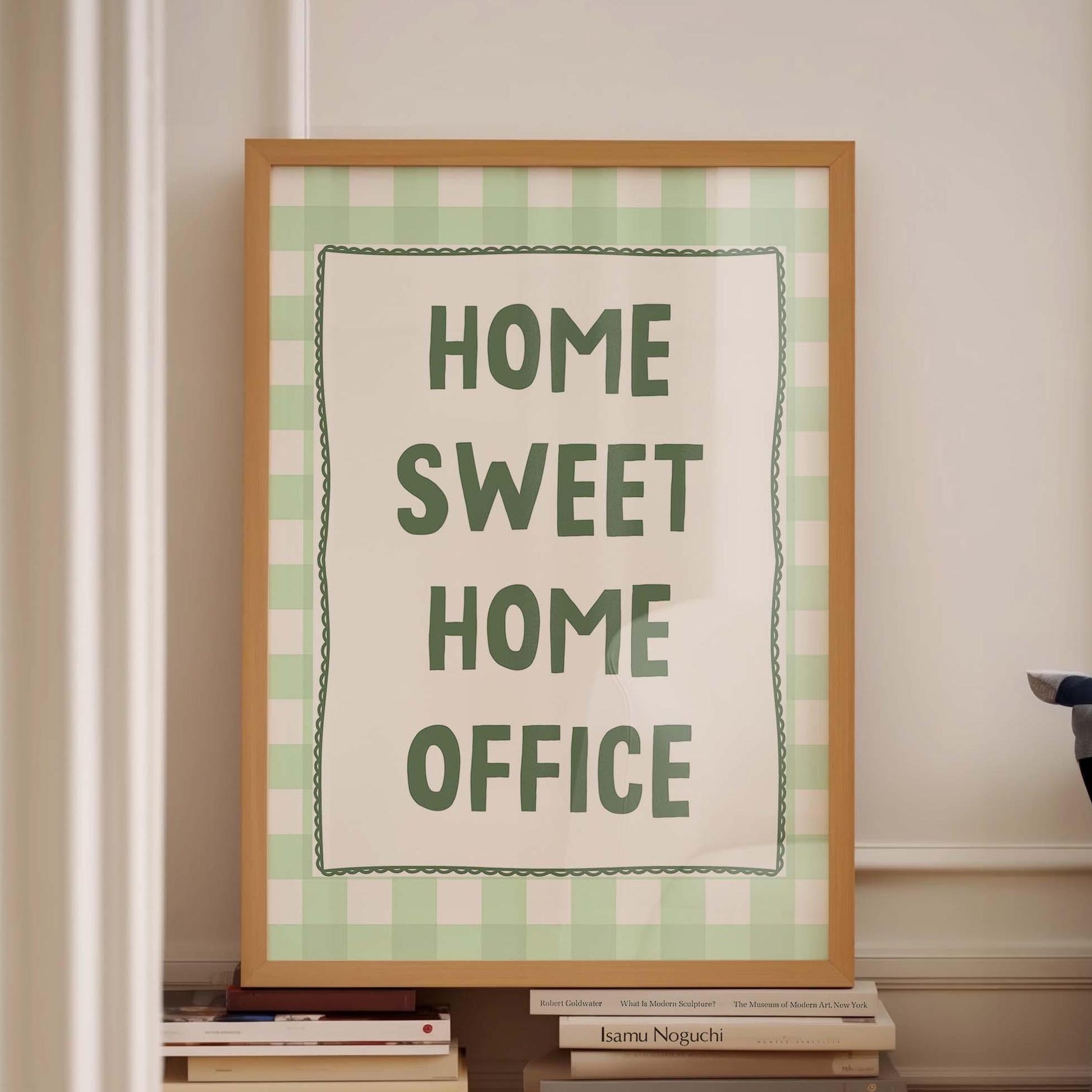 home sweet home office wall print