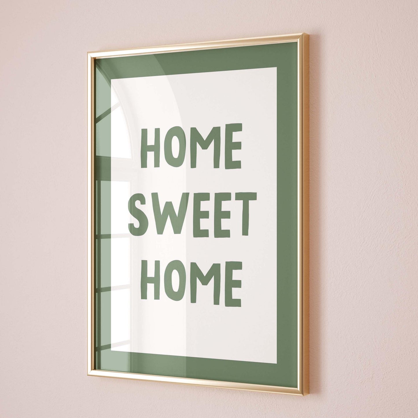 home sweet home wall print
