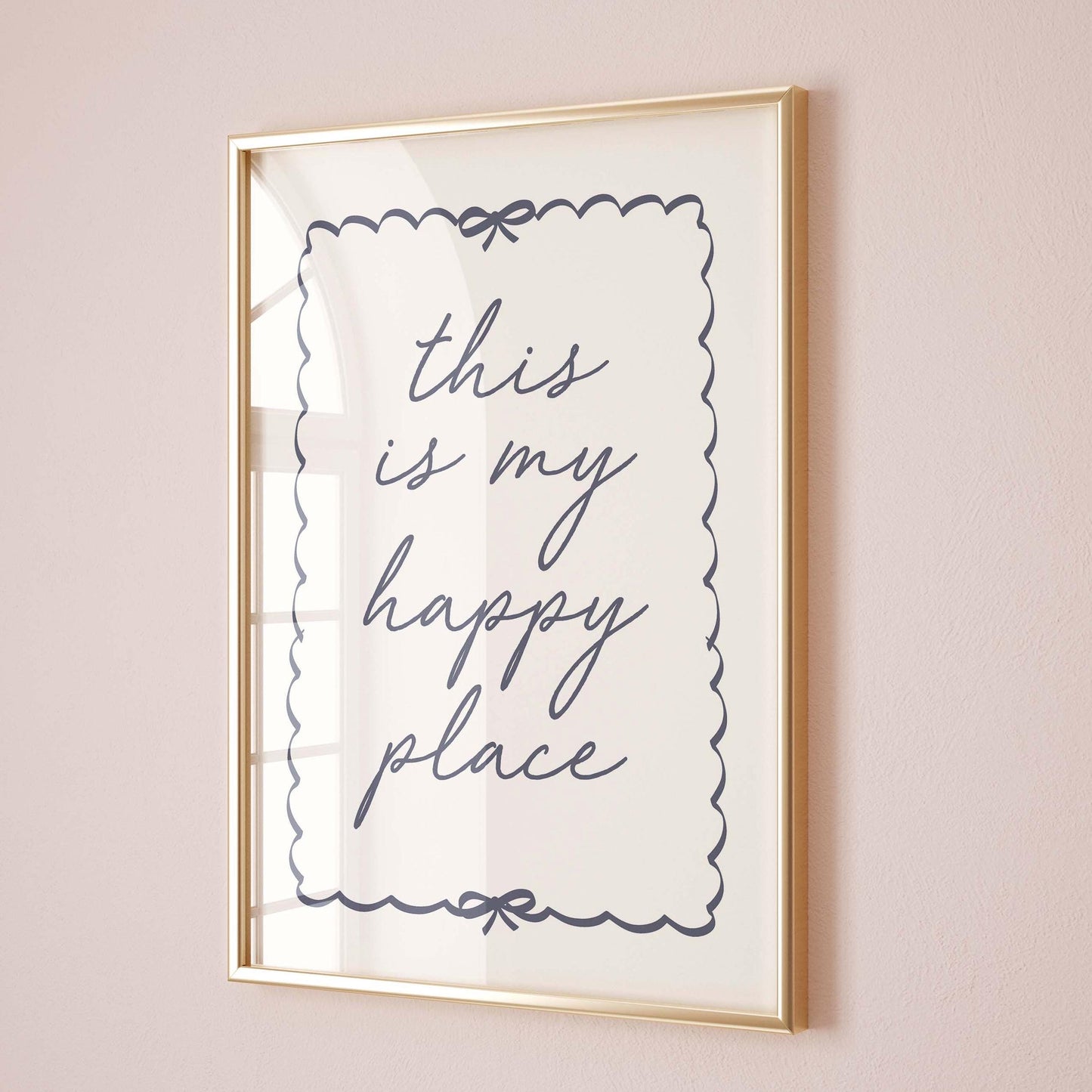 this is my happy place wall print