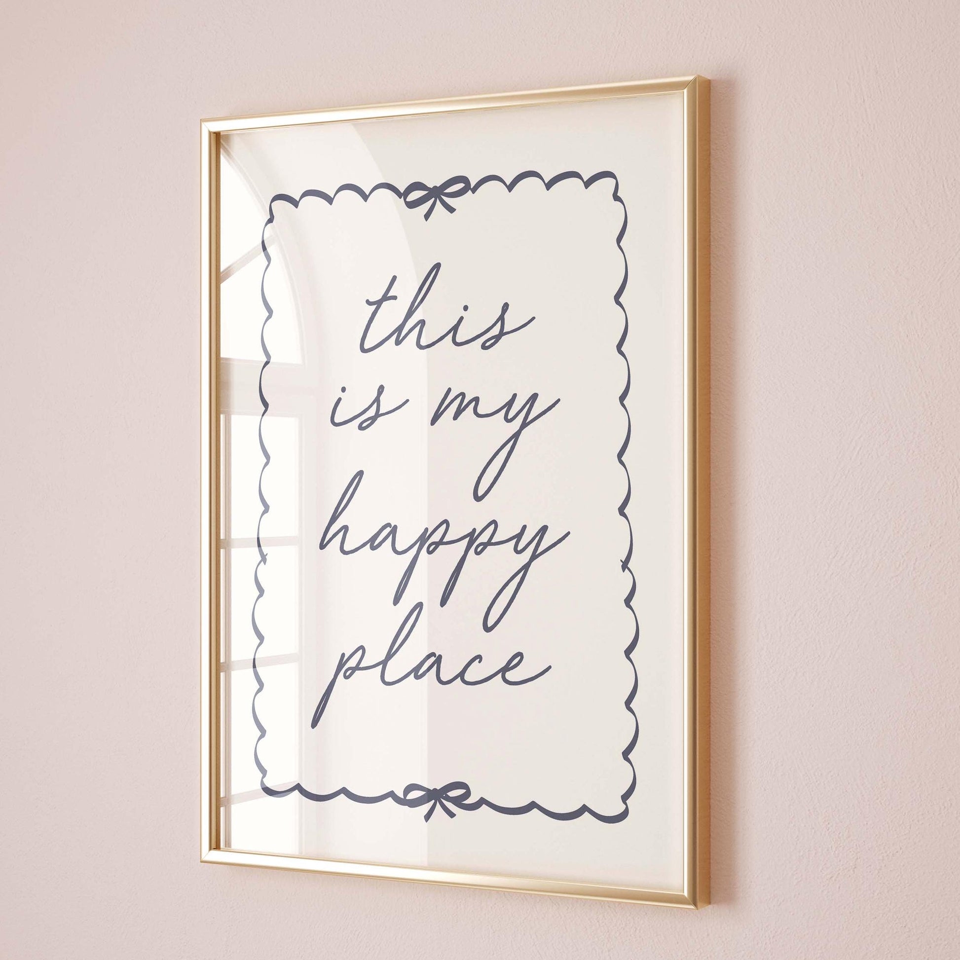 this is my happy place wall print