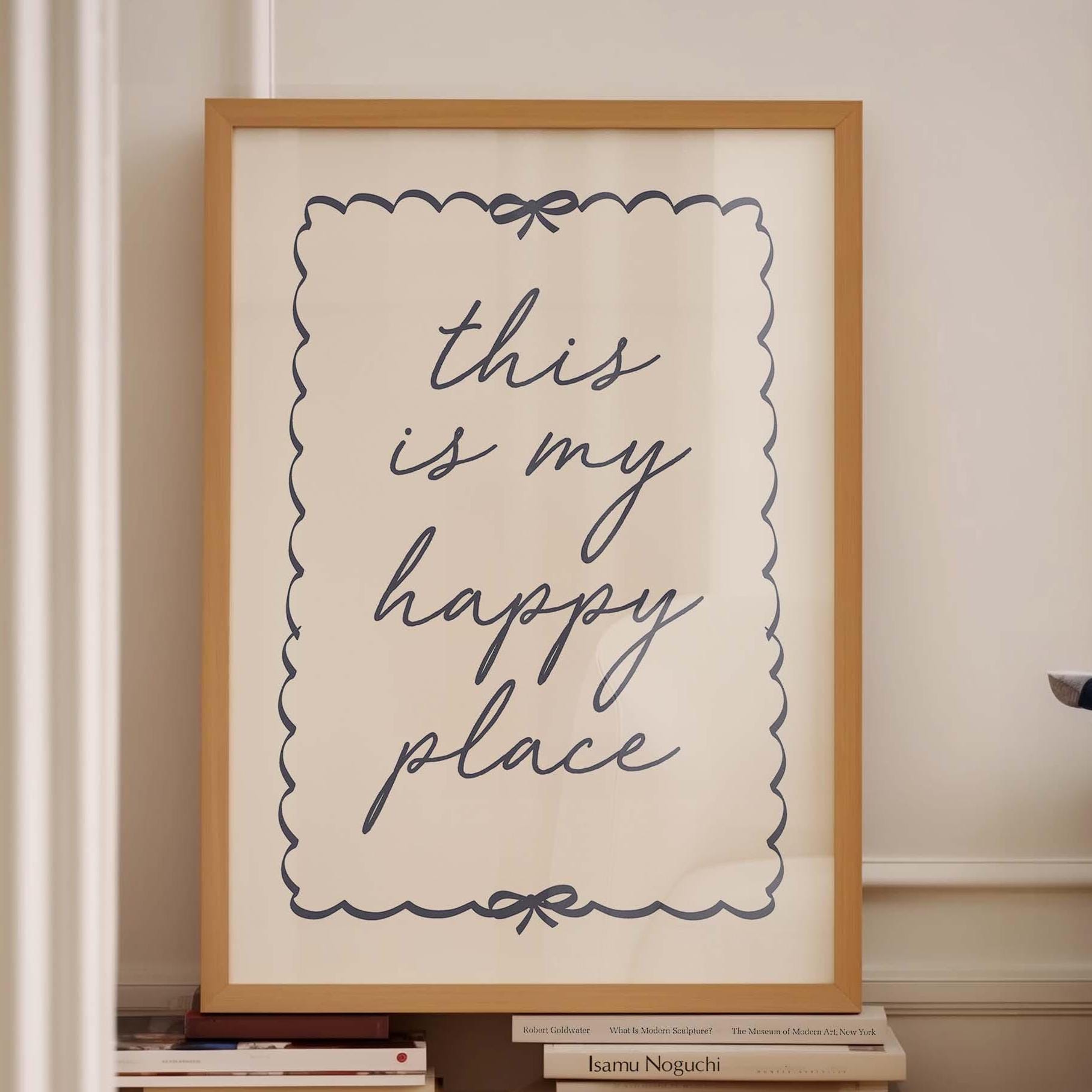 this is my happy place wall print