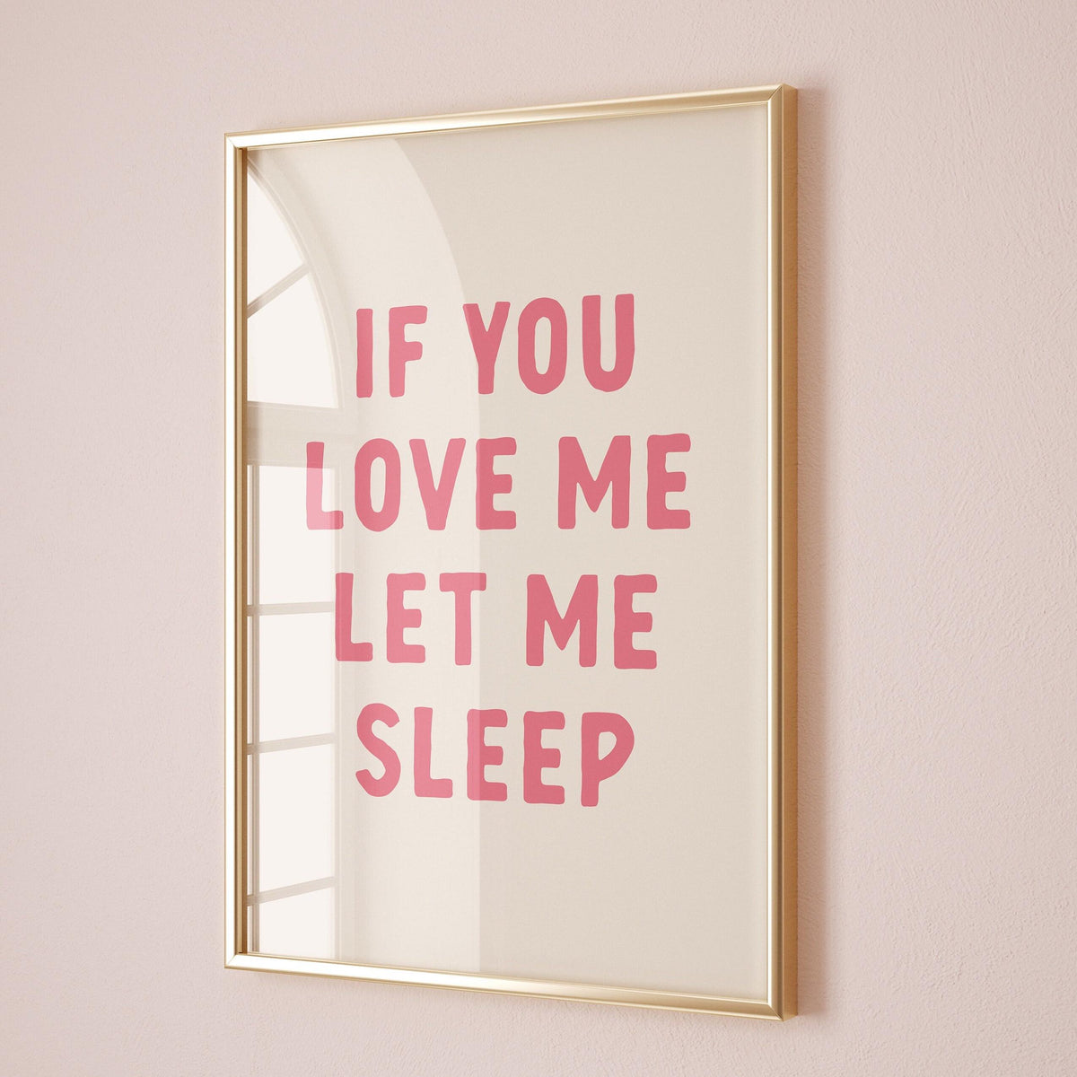 if you love me let me sleep print