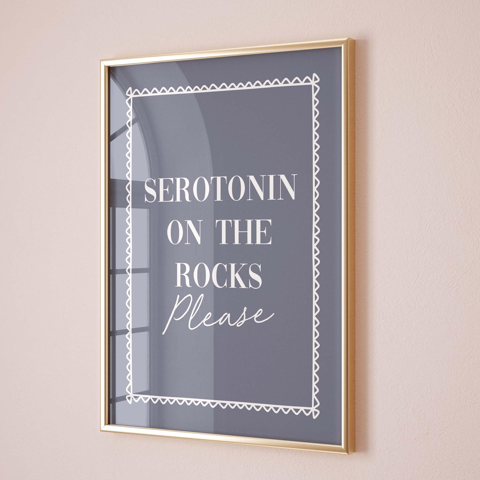 serotonin print