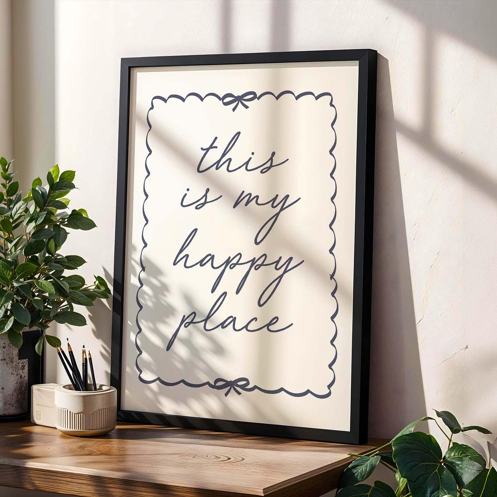 This Is My Happy Place Wall Print