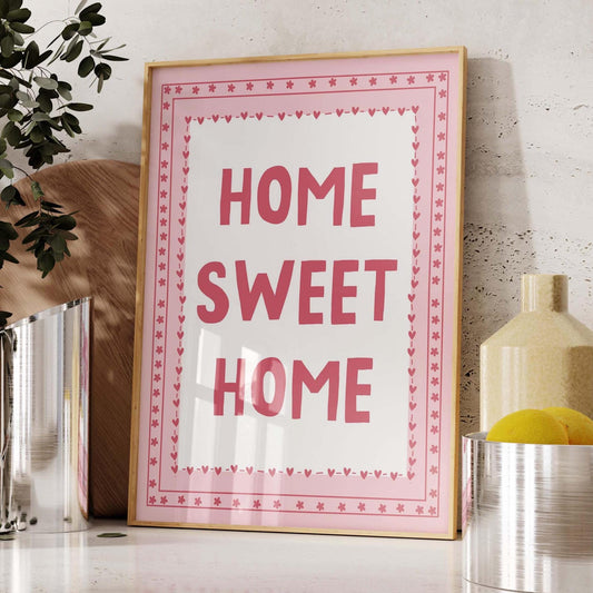 Home Sweet Home Wall Print