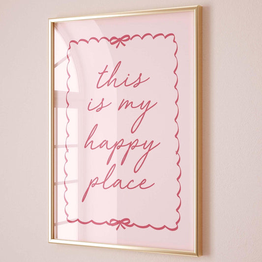 This Is My Happy Place Wall Print