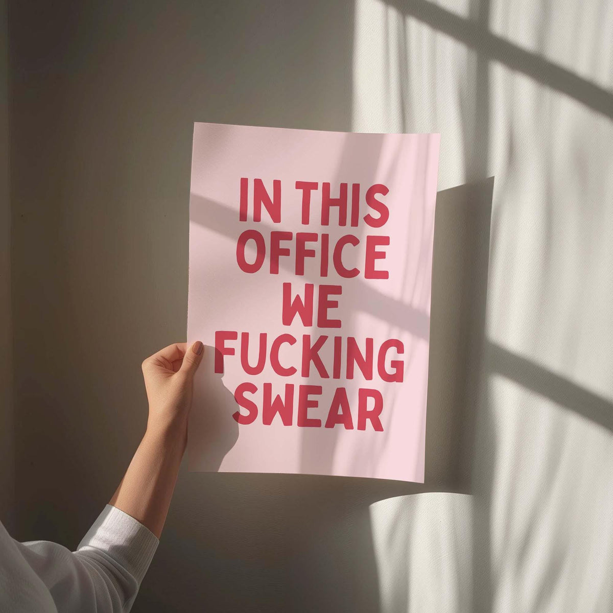 In This Office We Fucking Swear Print