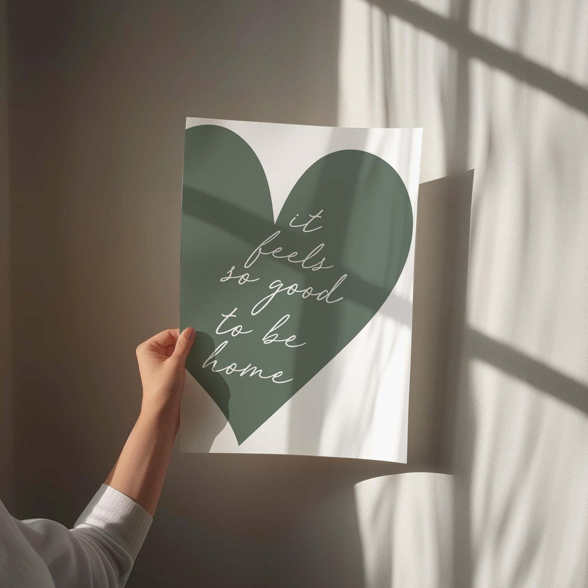 It Feels So Good To Be Home Print