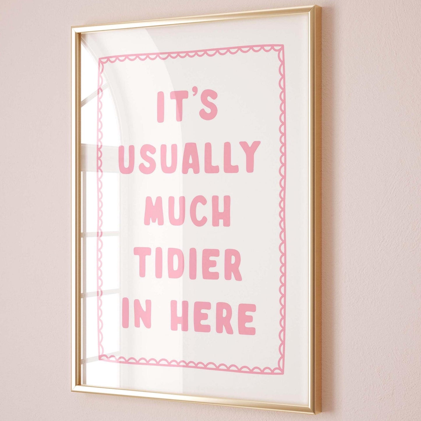 It's Usually Much Tidier In Here Art Print