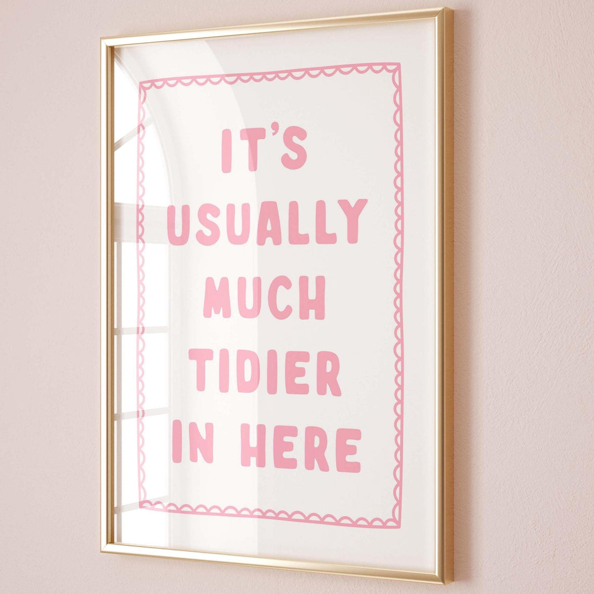 It's Usually Much Tidier In Here Art Print