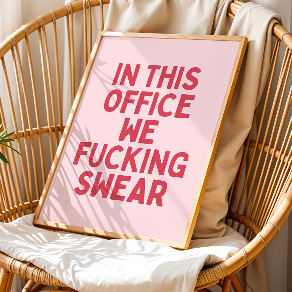 In This Office We Fucking Swear Print