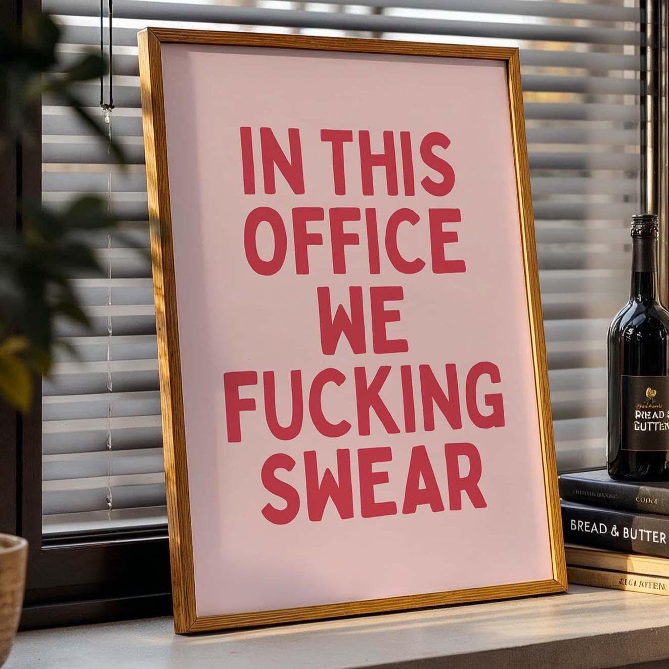 In This Office We Fucking Swear Print