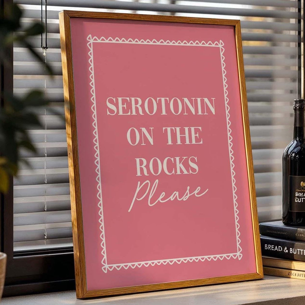 Serotonin On The Rocks Art Print