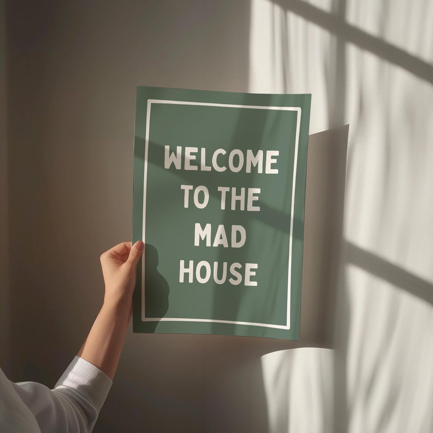 Welcome To The Mad House Art Print
