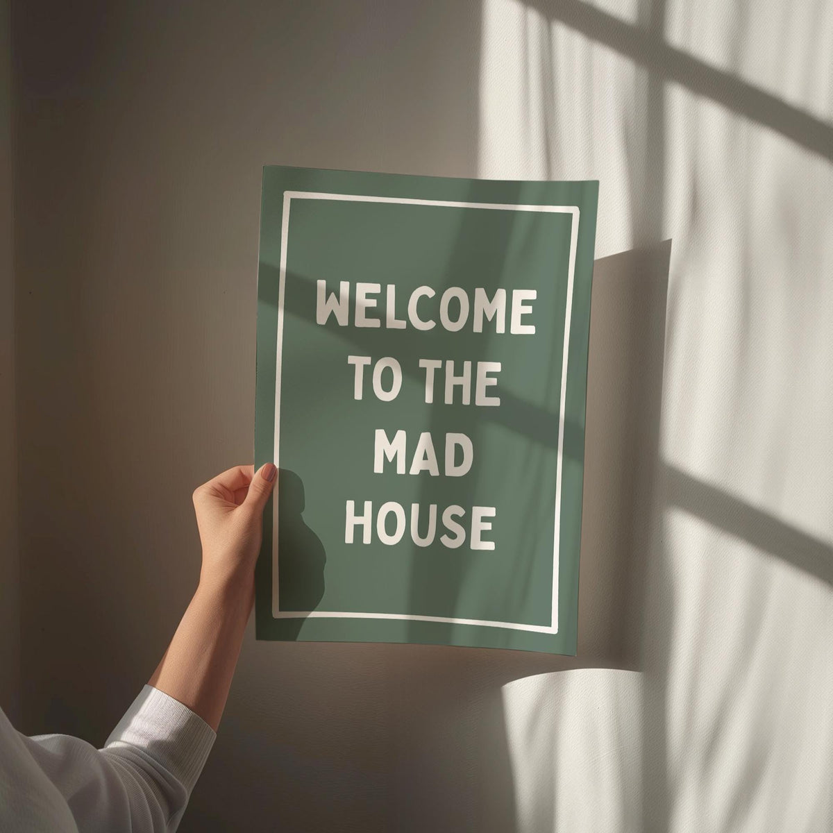 Welcome To The Mad House Art Print