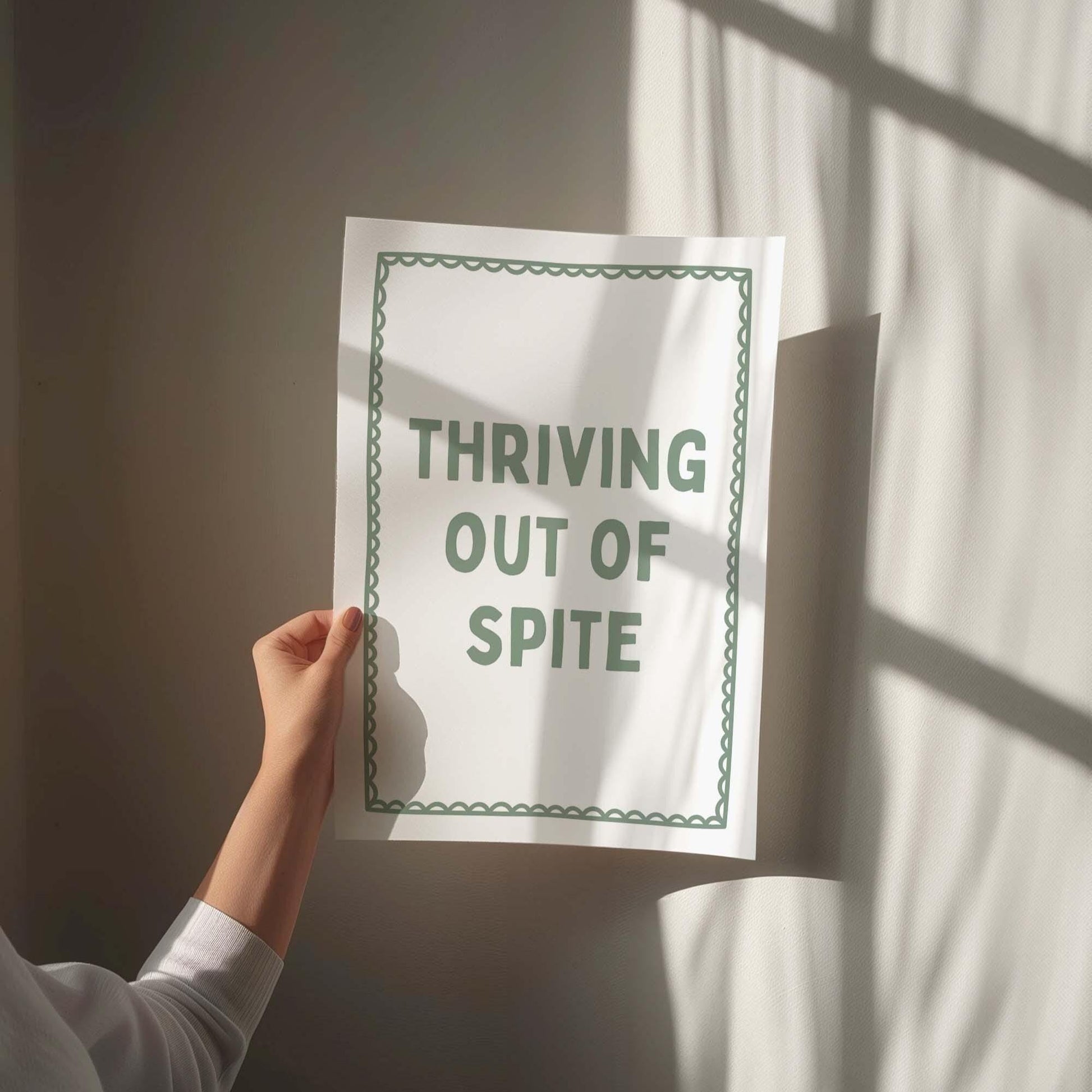 Thriving Out Of Spite Art Print