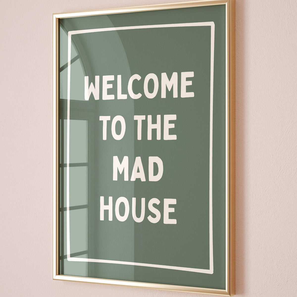 Welcome To The Mad House Art Print