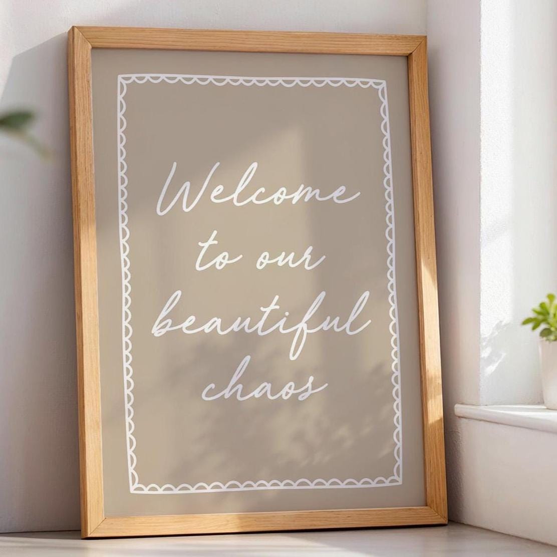 Welcome To Our Beautiful Chaos Art Print