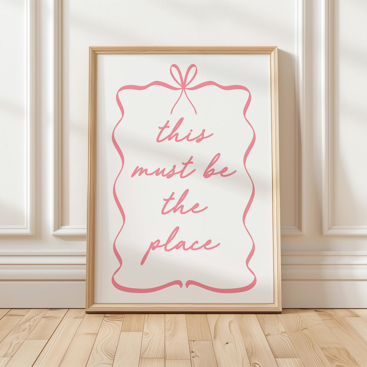 this must be the place art print