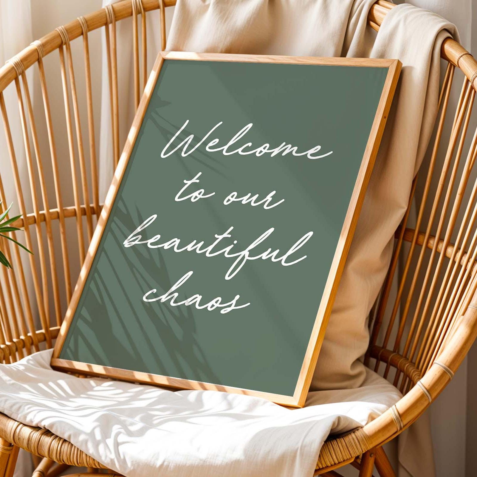 Welcome To Our Beautiful Chaos Art Print