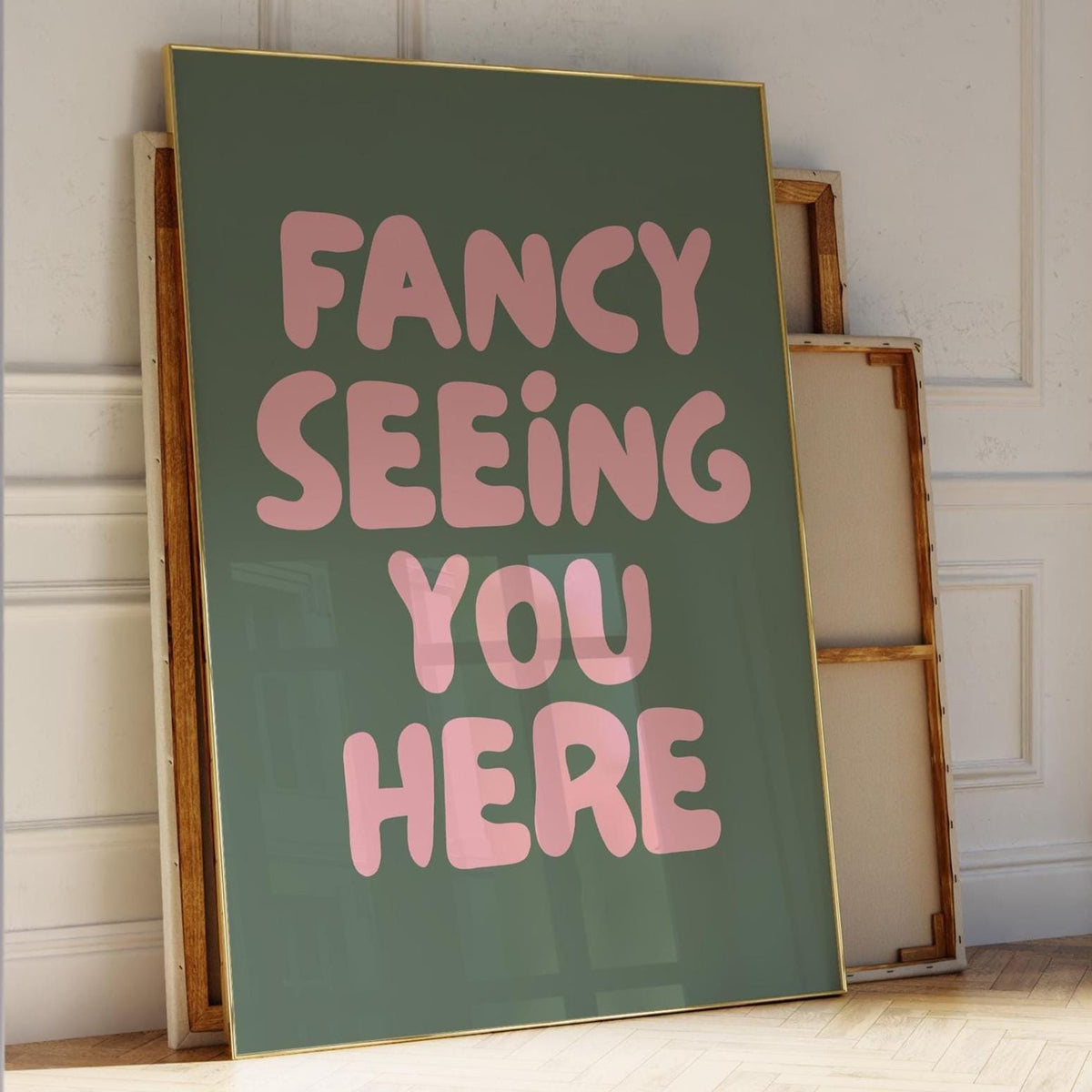 Fancy Seeing You Here Art Print