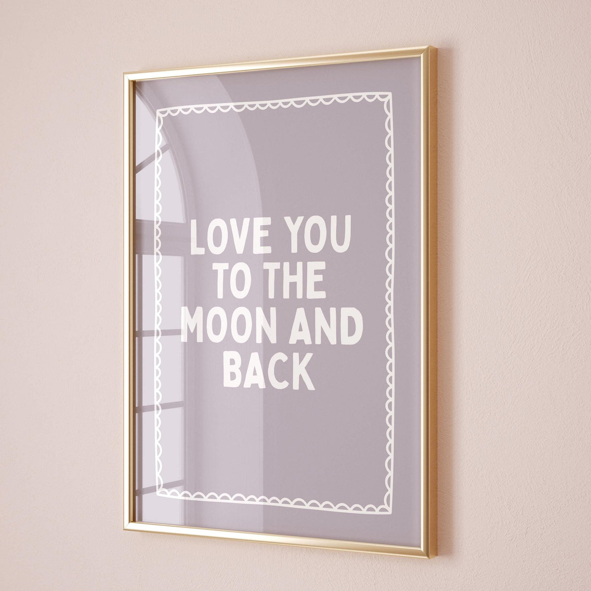 Love You To The Moon And Back Art Print