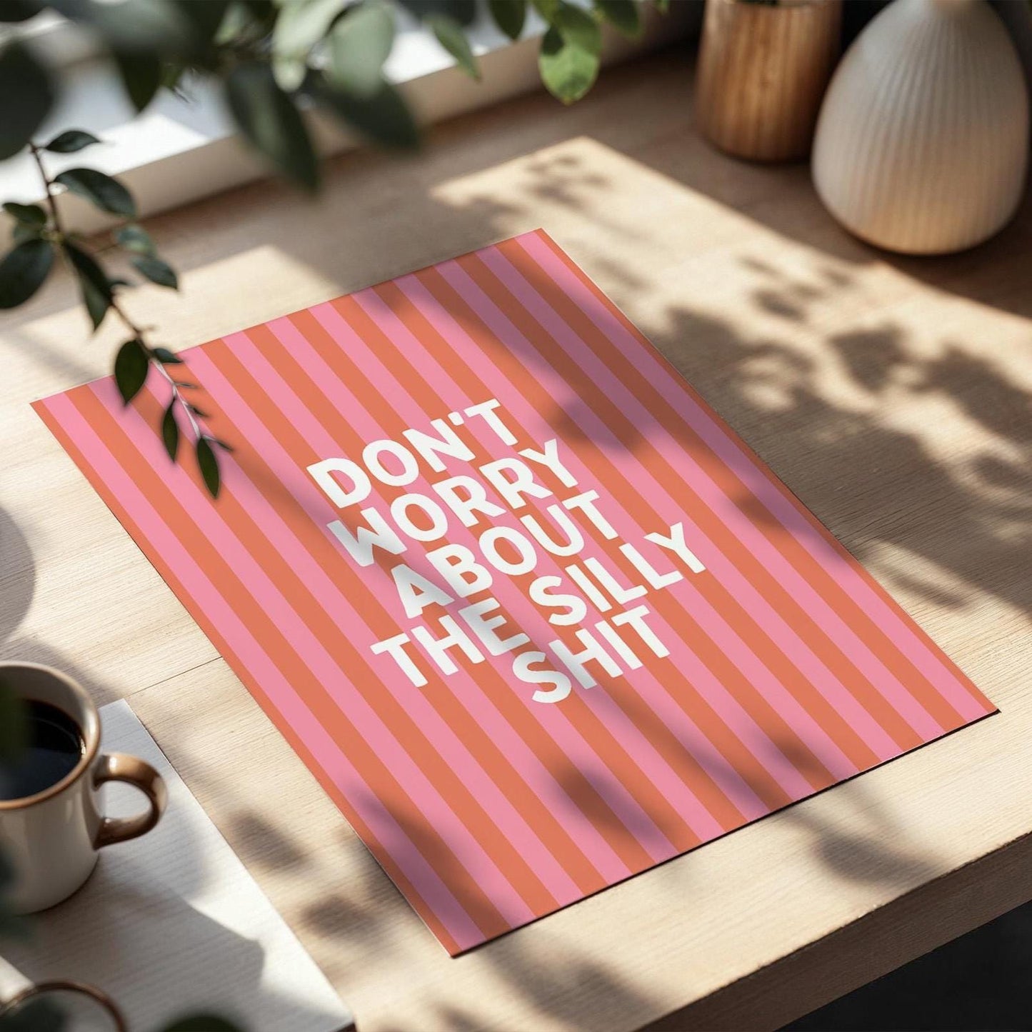 dont worry about the silly shit orange and pink wall decor