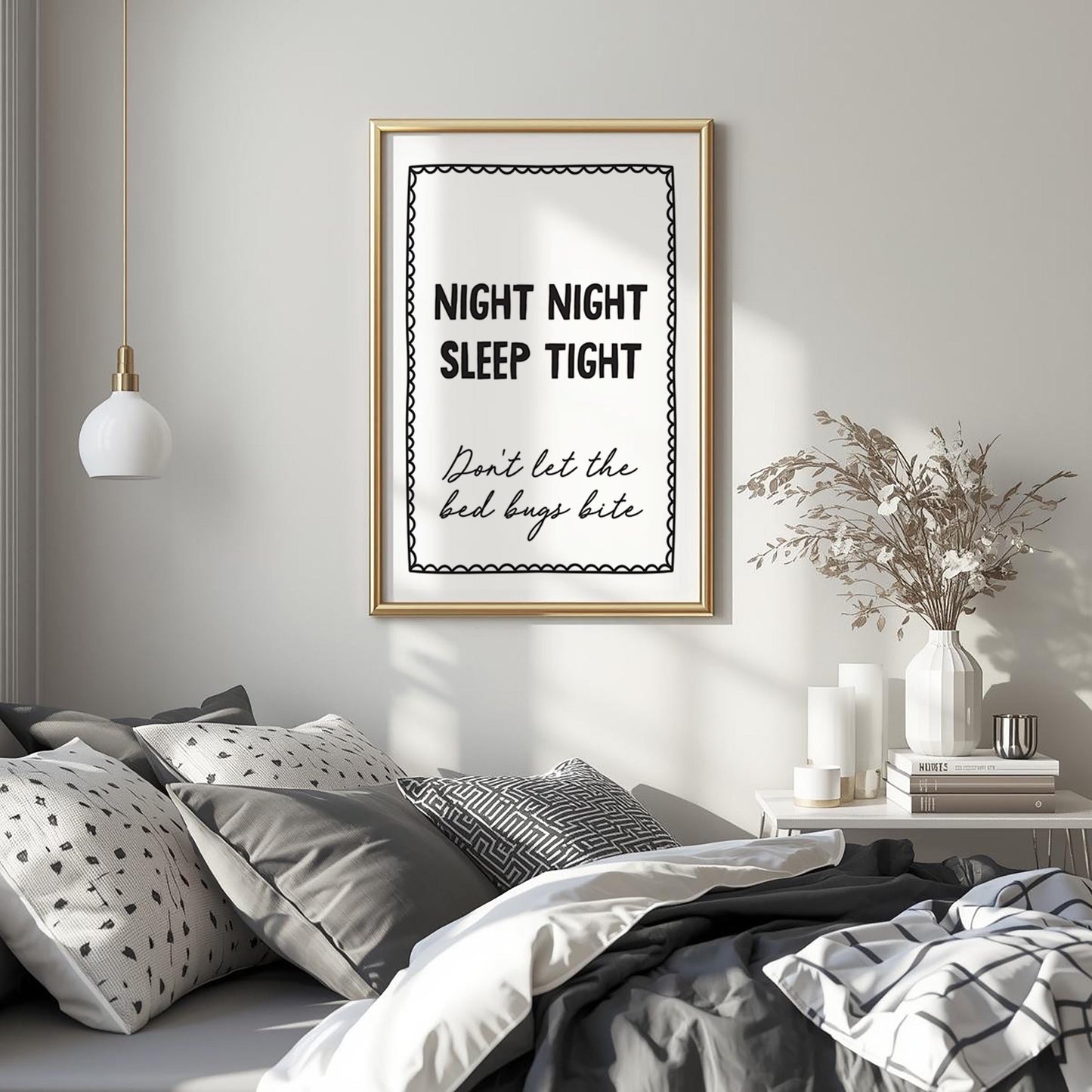 Night Night Sleep Tight Art Print