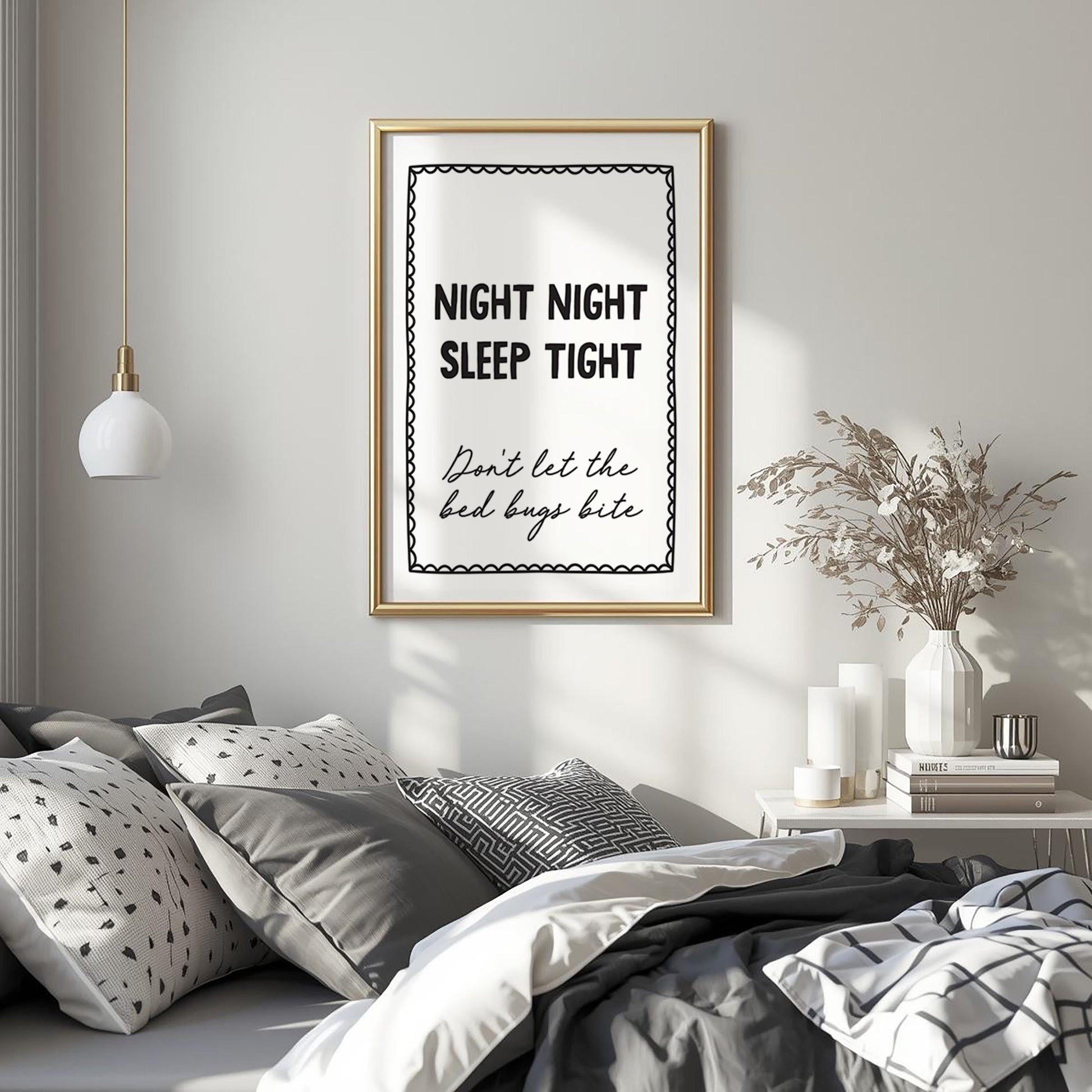 Night Night Sleep Tight Art Print