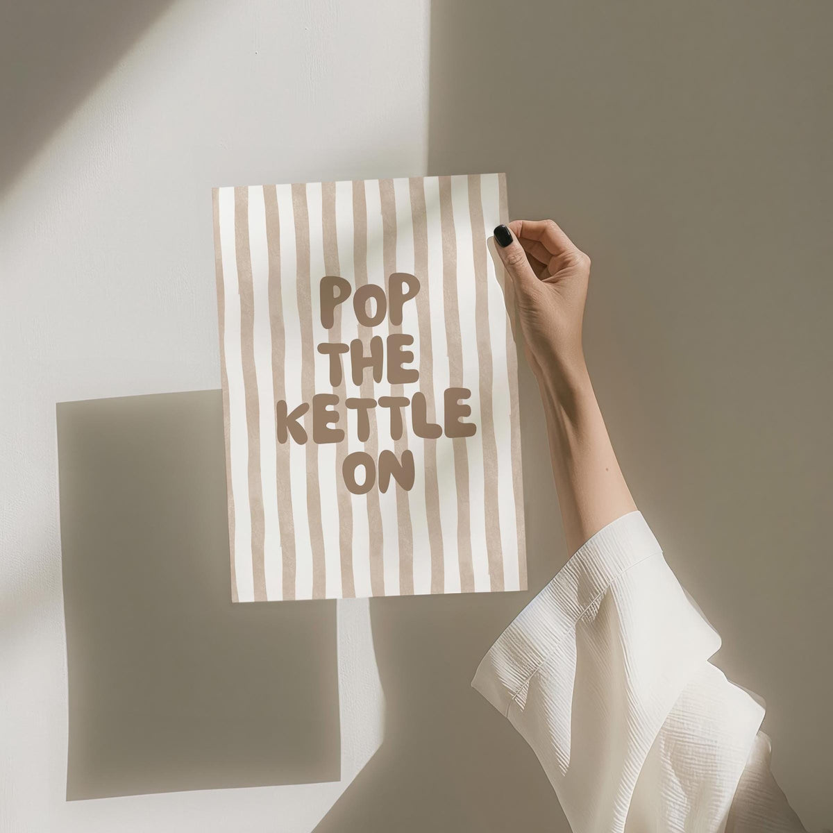 Pop The Kettle On Art Print
