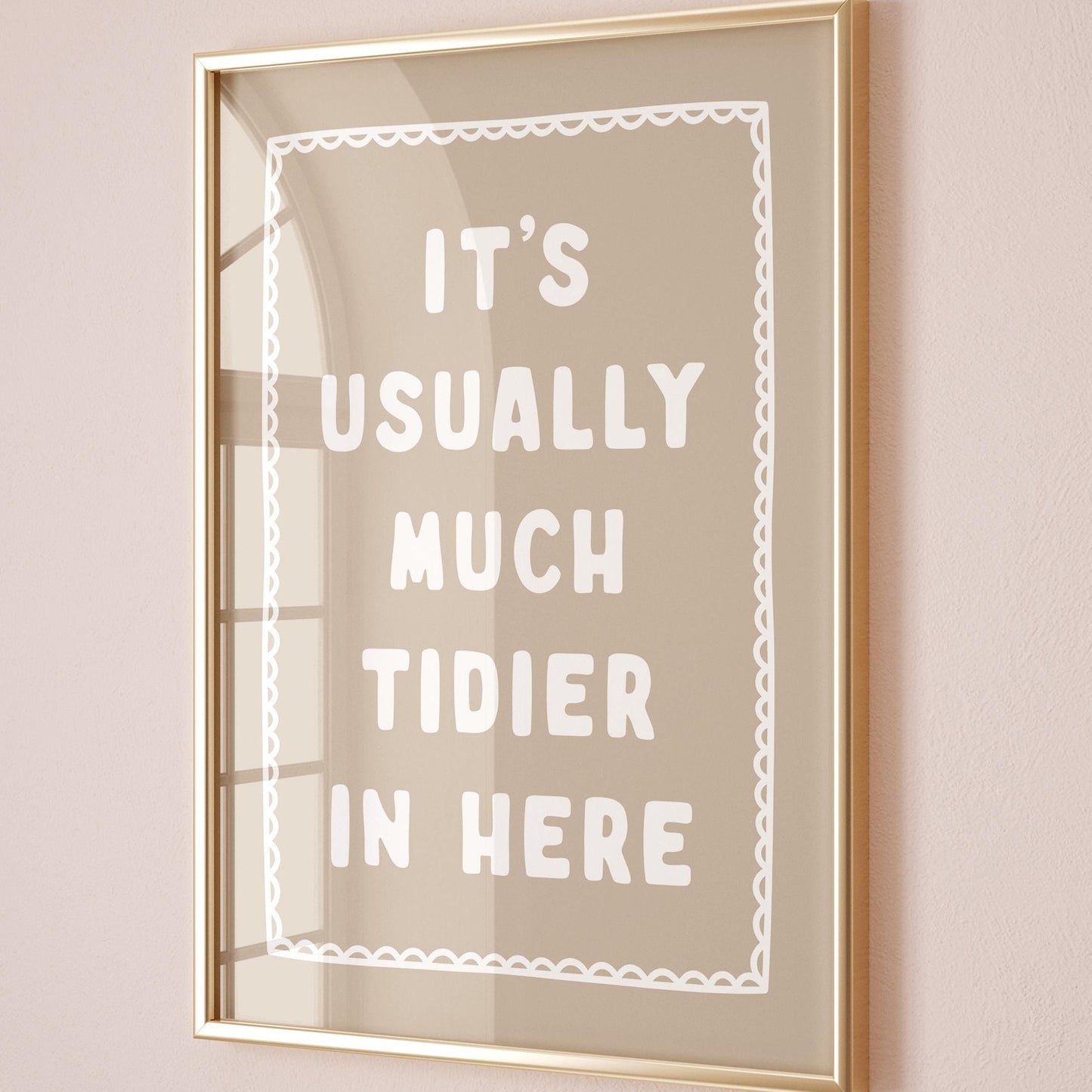 Its Usually Much Tidier In Here Art Print