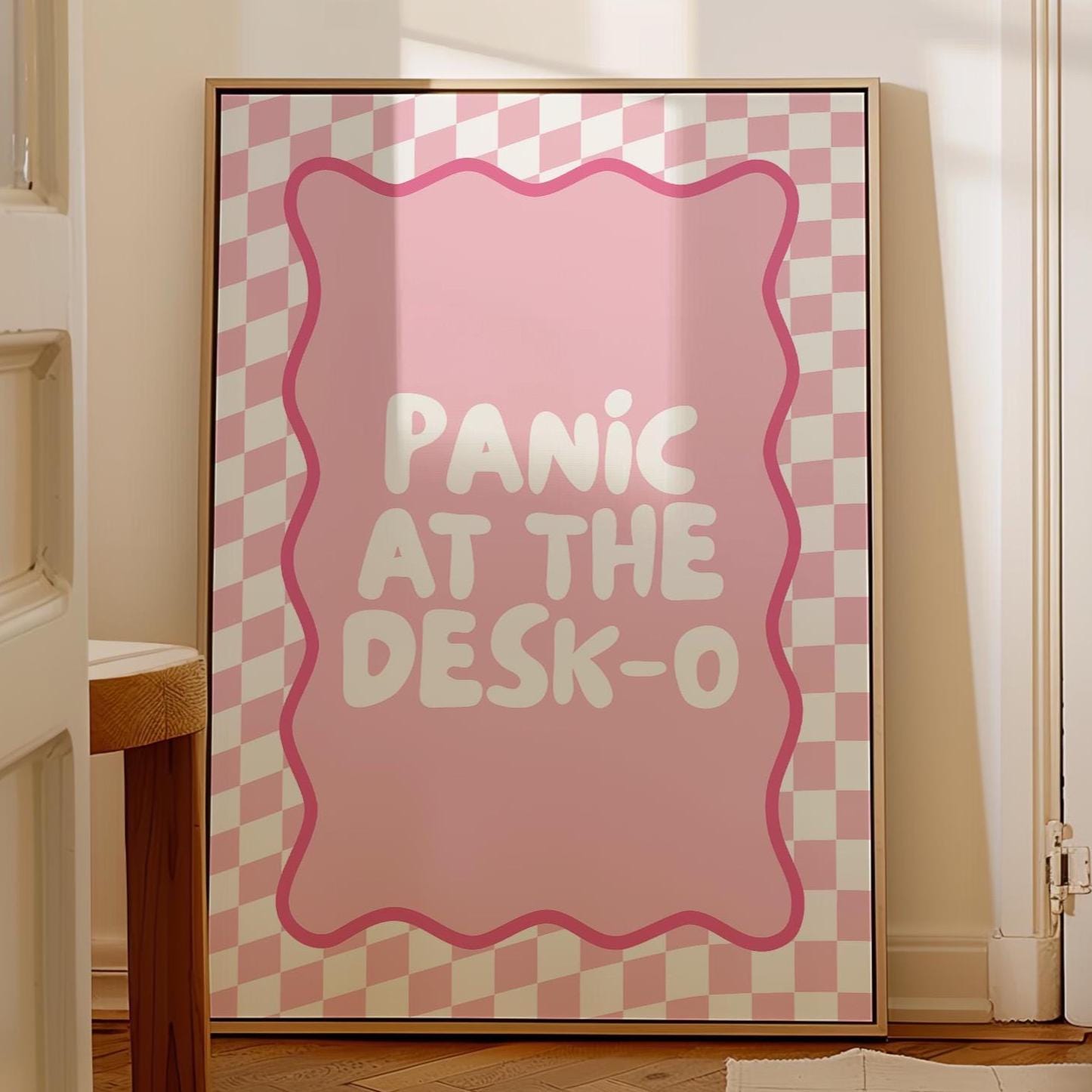 Panic At The Desk-O Art Print