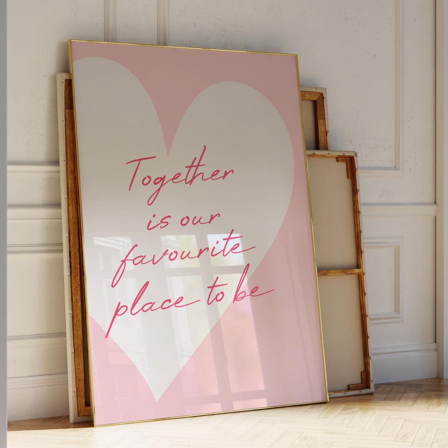 Together Is Our Favourite Place To Be Art Print
