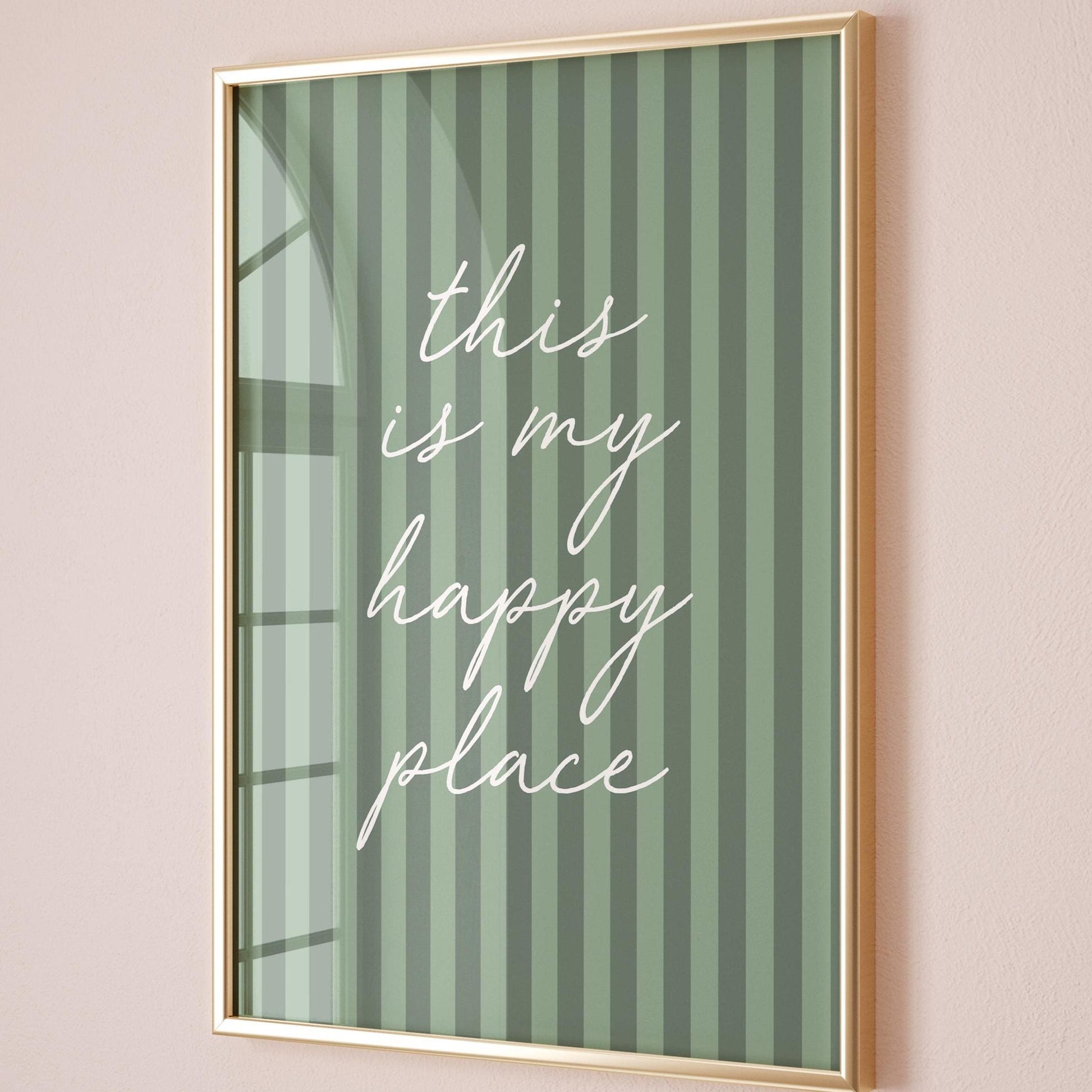 This Is My Happy Place Wall Art Print