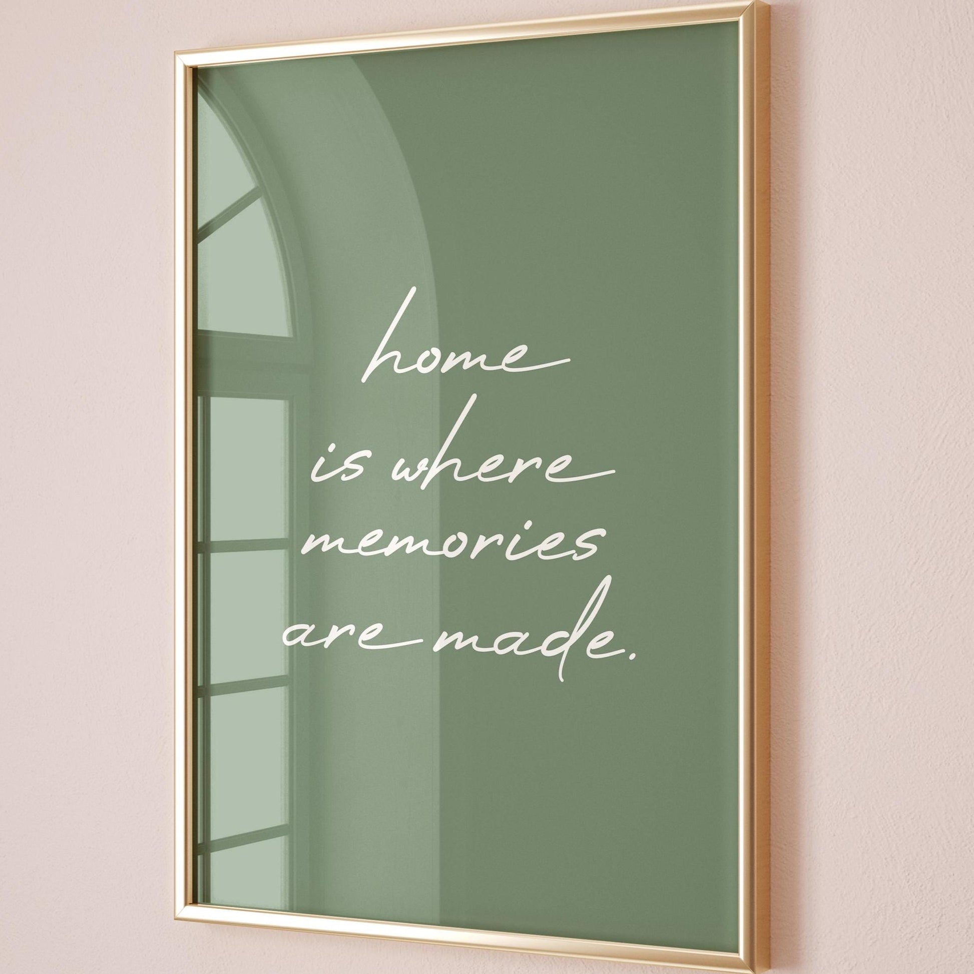 Home Is Where Memories Are Made Art Print