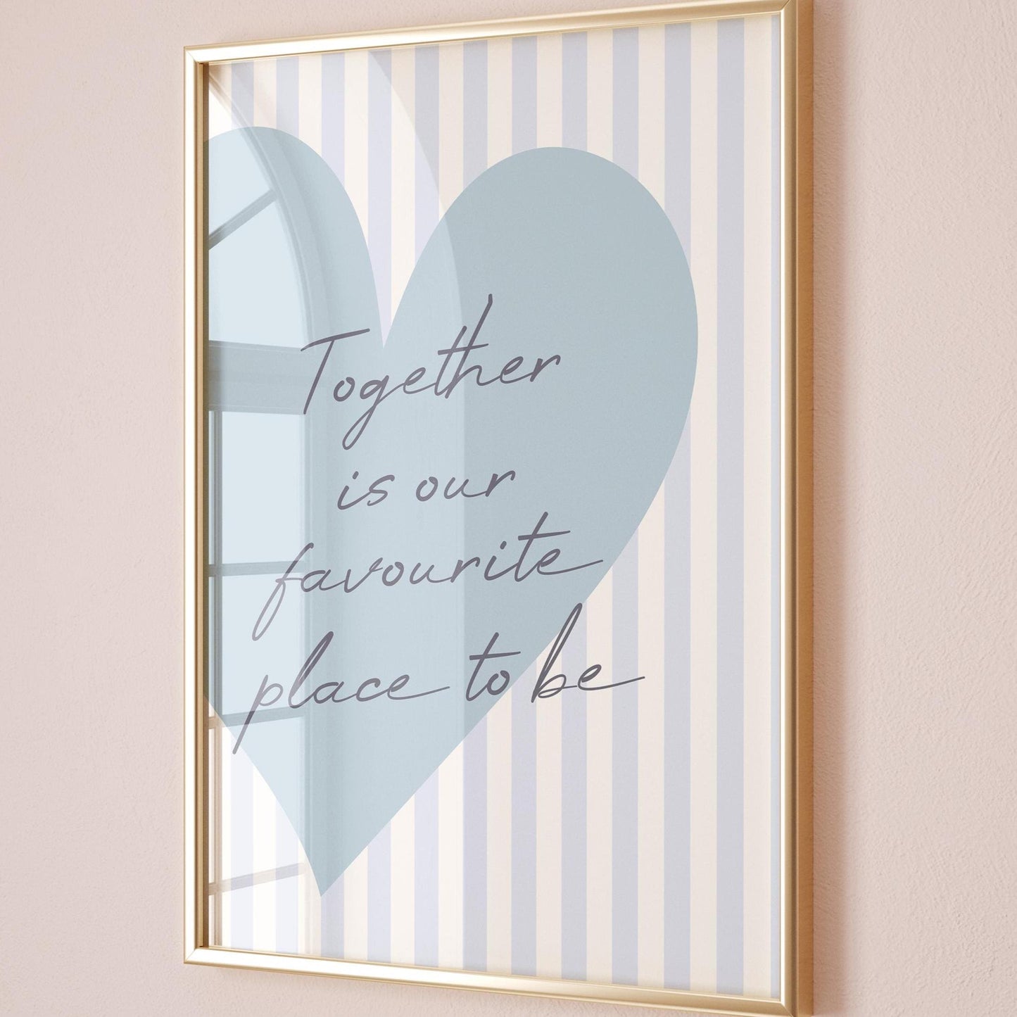 Together Is Our Favourite Place To Be Art Print