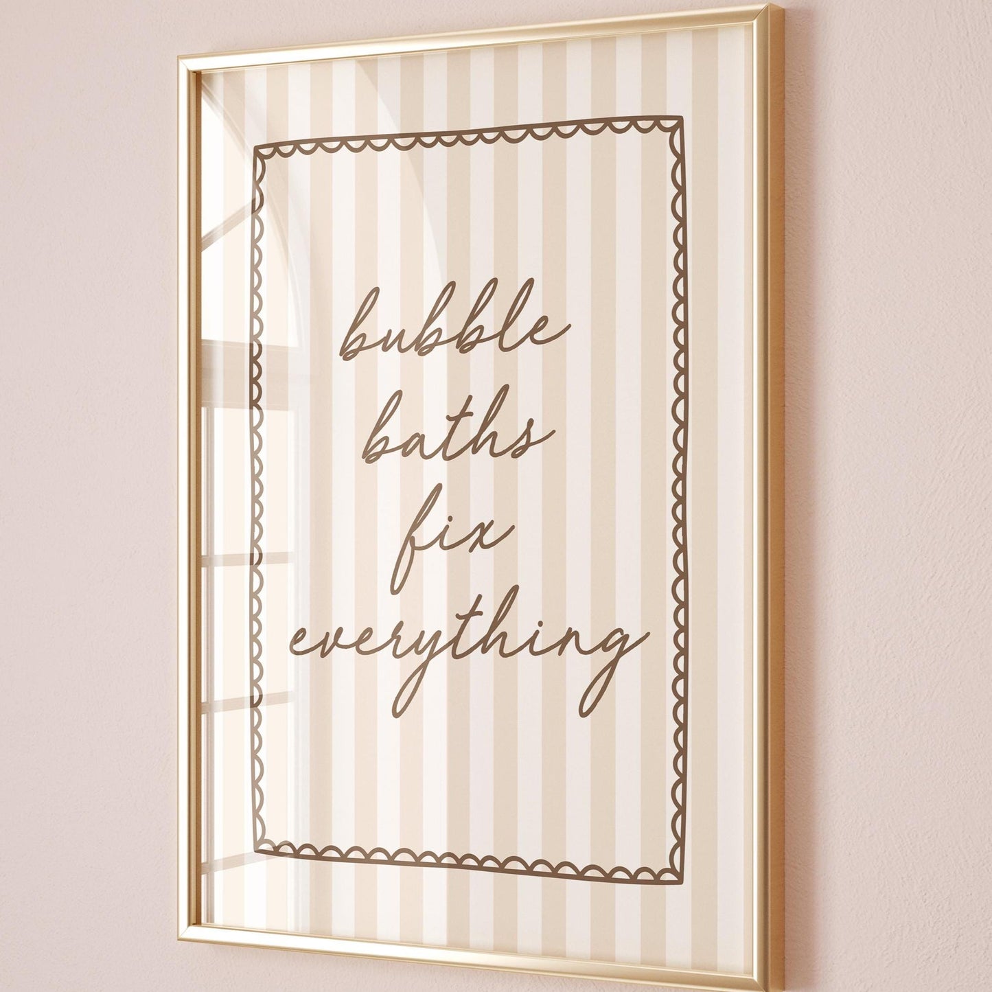Bubble Baths Fix Everything Art Print