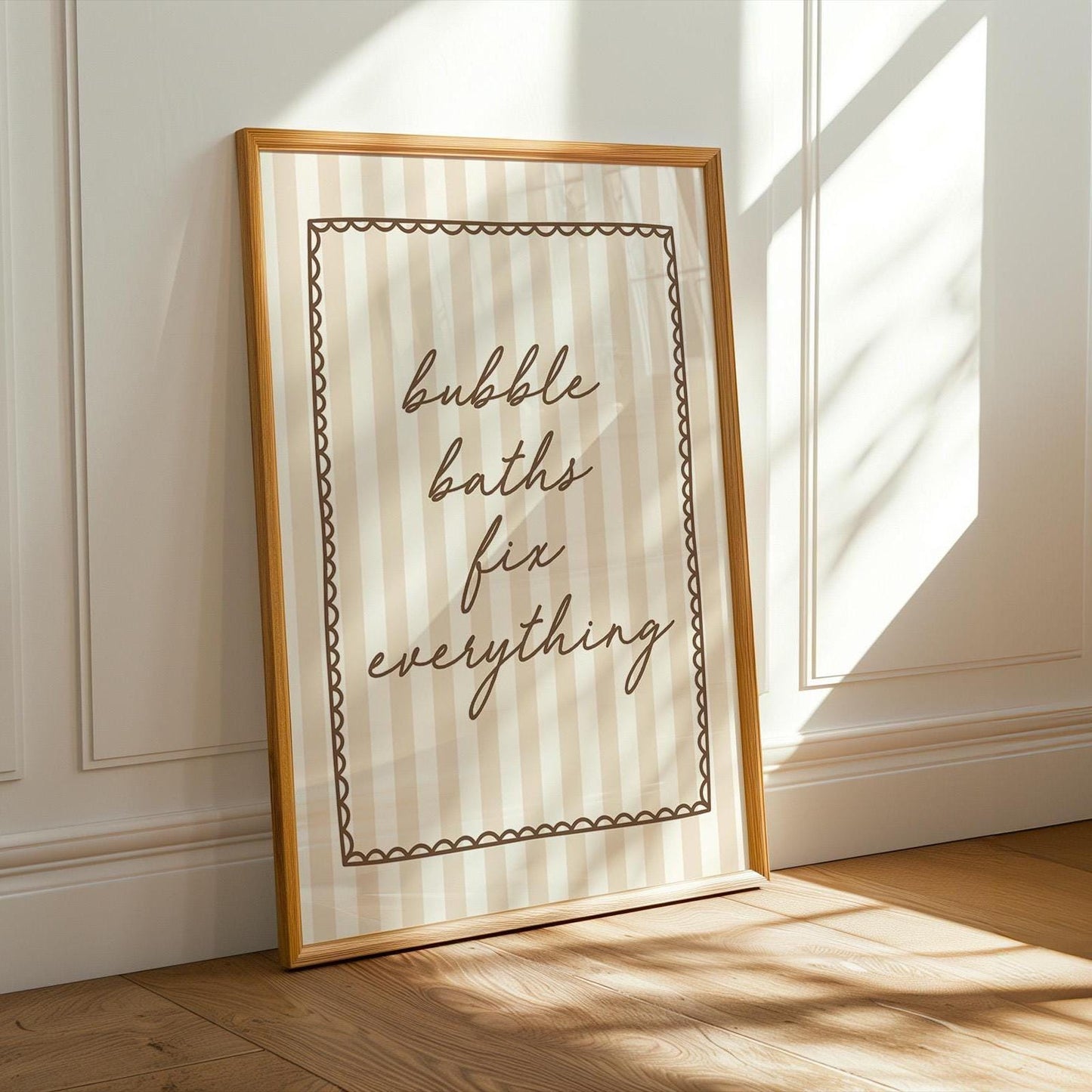 Bubble Baths Fix Everything Art Print