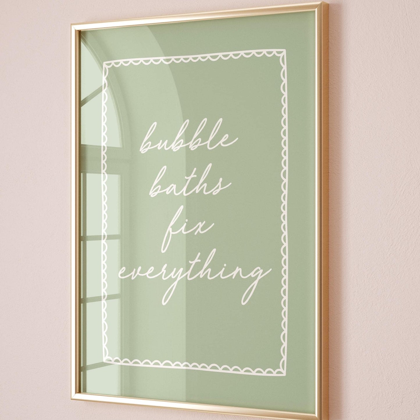 Bubble Baths Fix Everything Art Print
