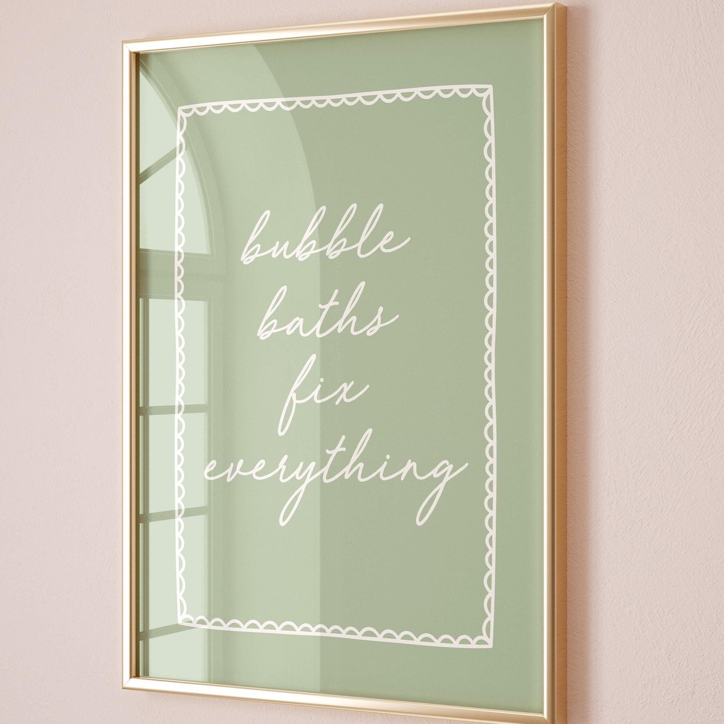 Bubble Baths Fix Everything Art Print