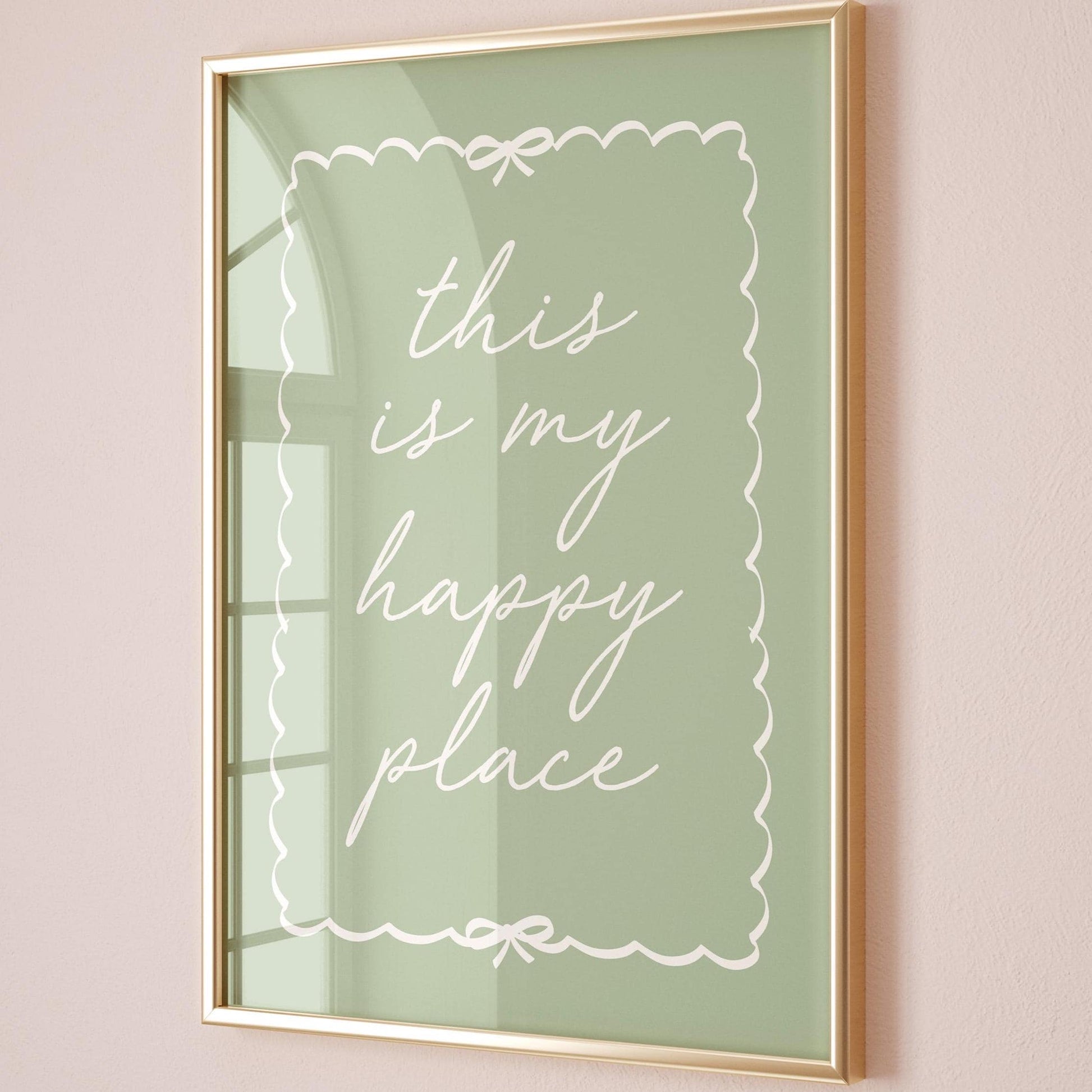 This Is My Happy Place Wall Art Print