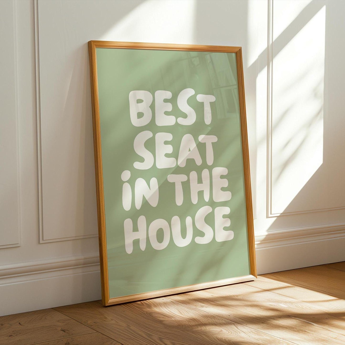 Best Seat In The House Art Print