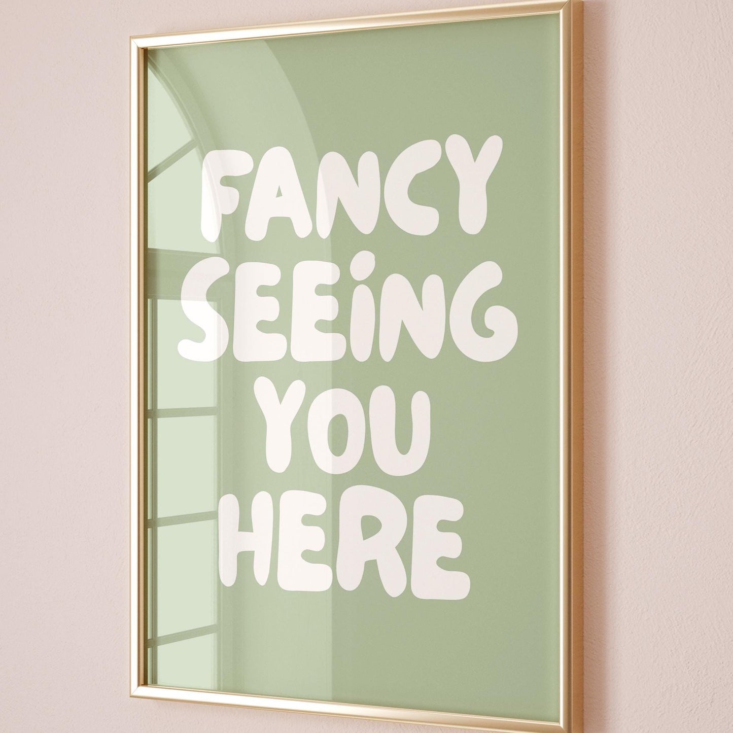 Fancy Seeing You Here Art Print