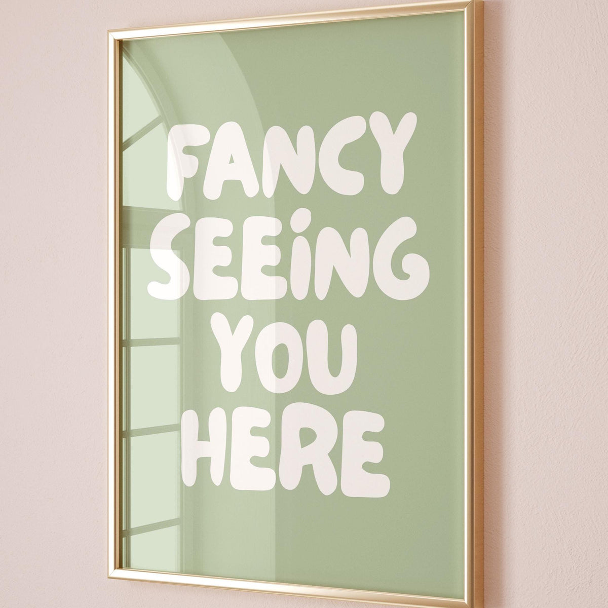 Fancy Seeing You Here Art Print