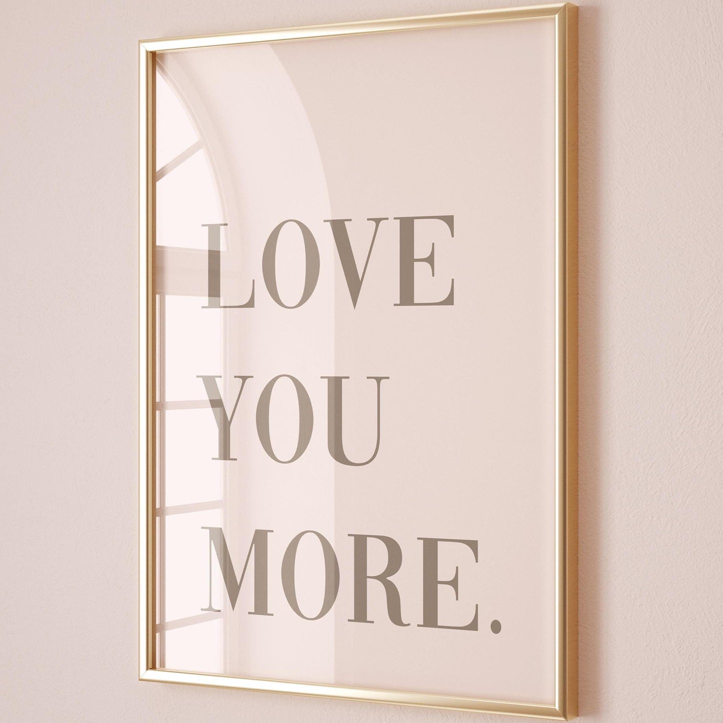Love You More Art Print