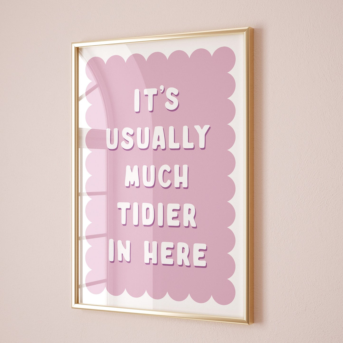 its usually much tidier in here print