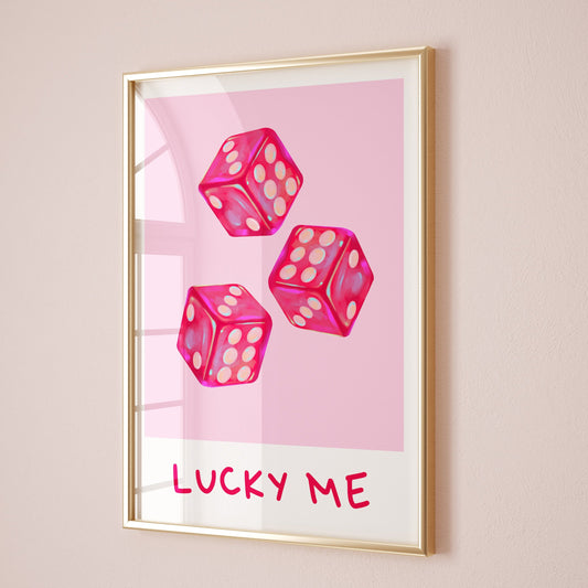 lucky you wall print