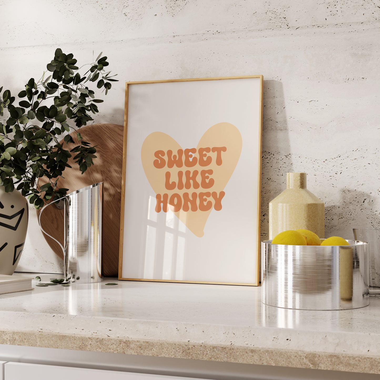 Sweet Like Honey Wall Print, Unframed Card Art Print