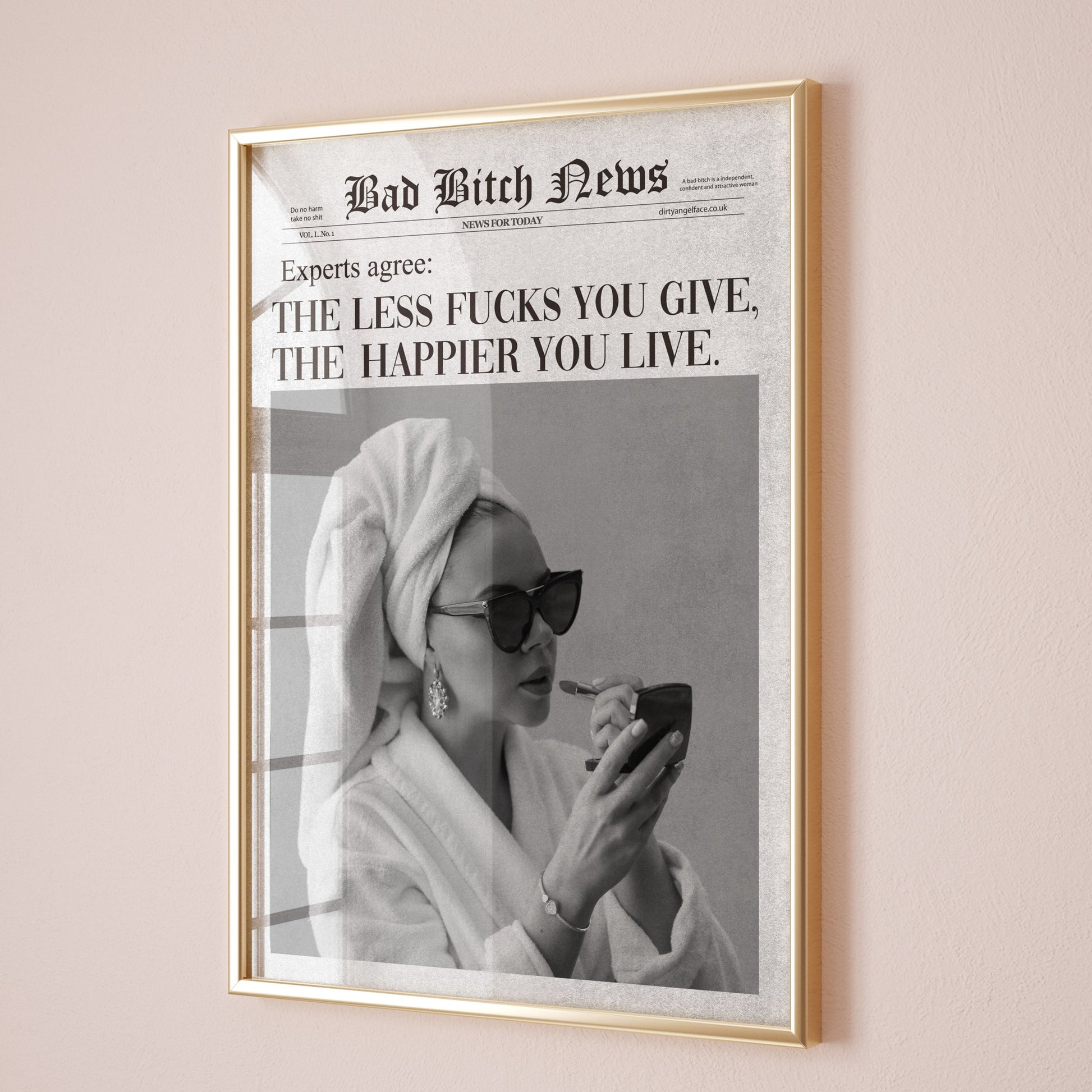 the less fucks you give the happier you live